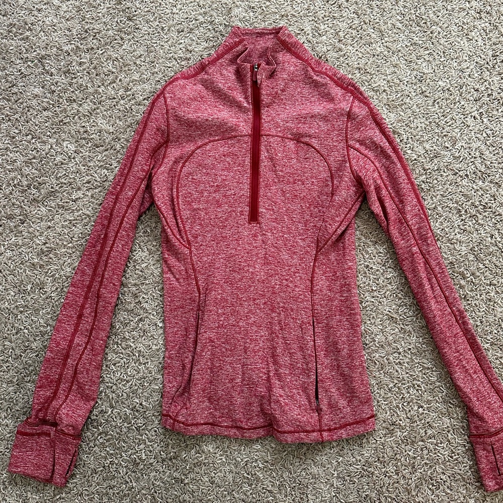 Red Lulu Lemon quarter zip!